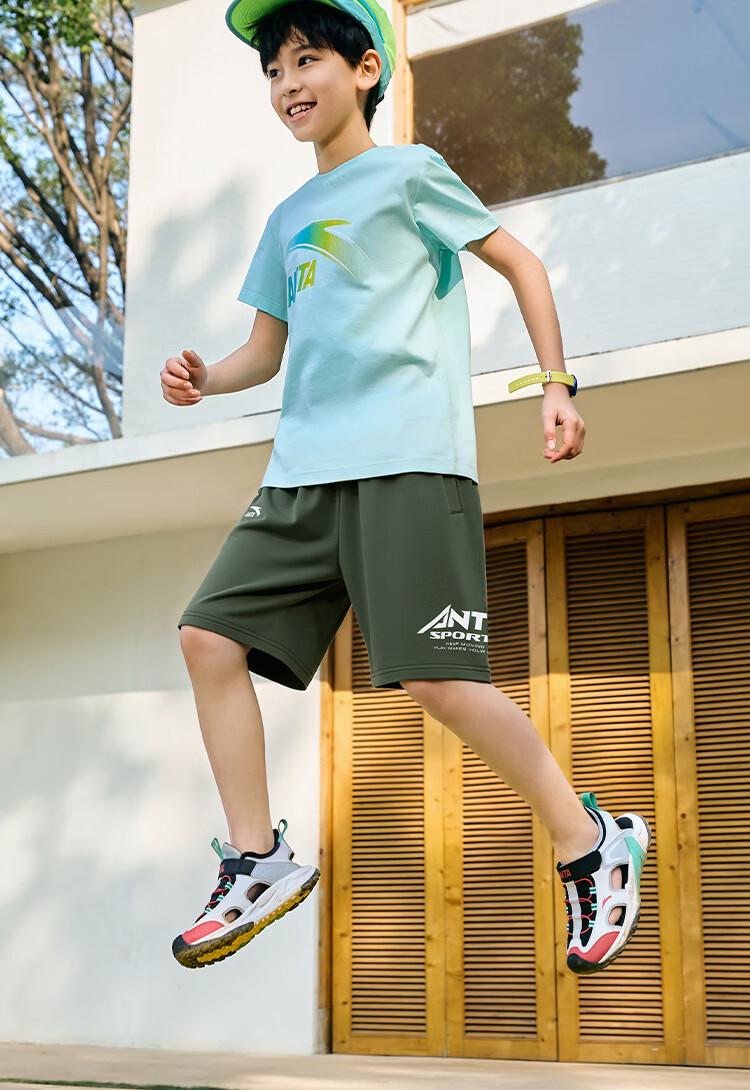 Anta Kids Boys Shorts 2026 Summer Loose Comfortable Breathable Sports Shorts A52627705 13